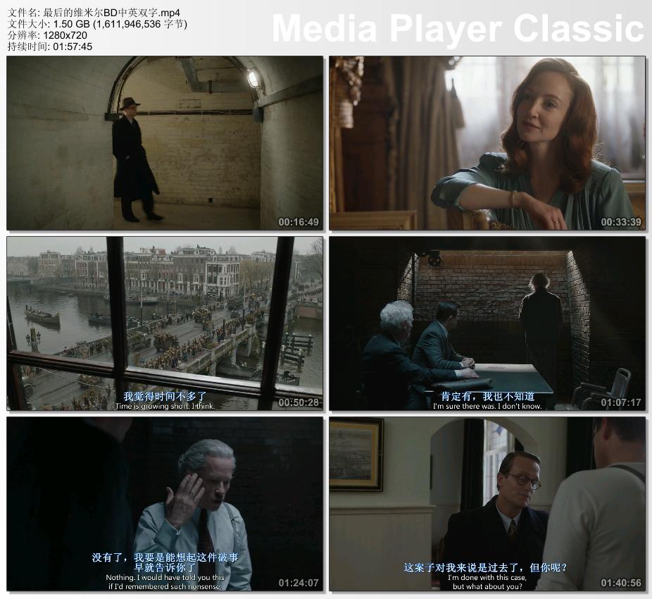 2019年美国剧情片《最后的维米尔》BD中英双字