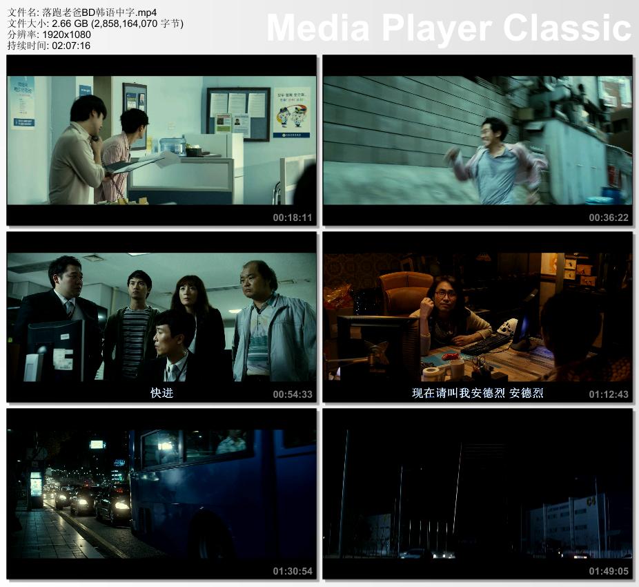 2013年韩国经典喜剧动作片《落跑老爸》蓝光韩语中字