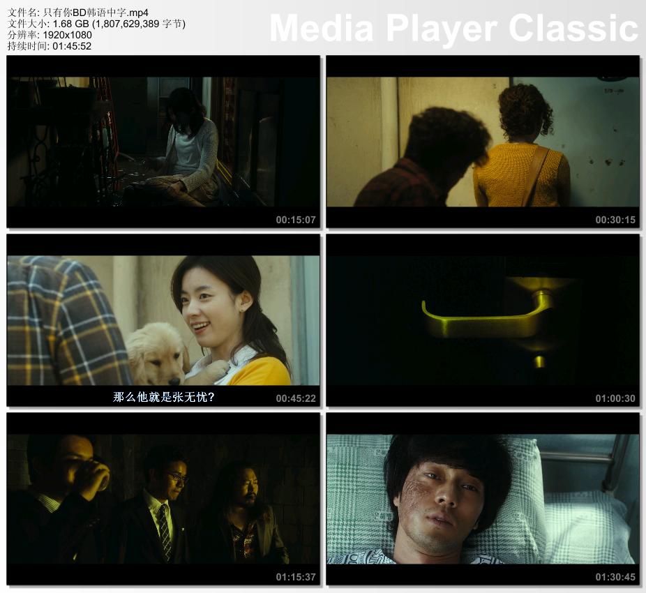 2011年韩国经典爱情片《只有你》蓝光韩语中字